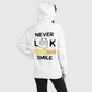Never look back unisex hoodie
