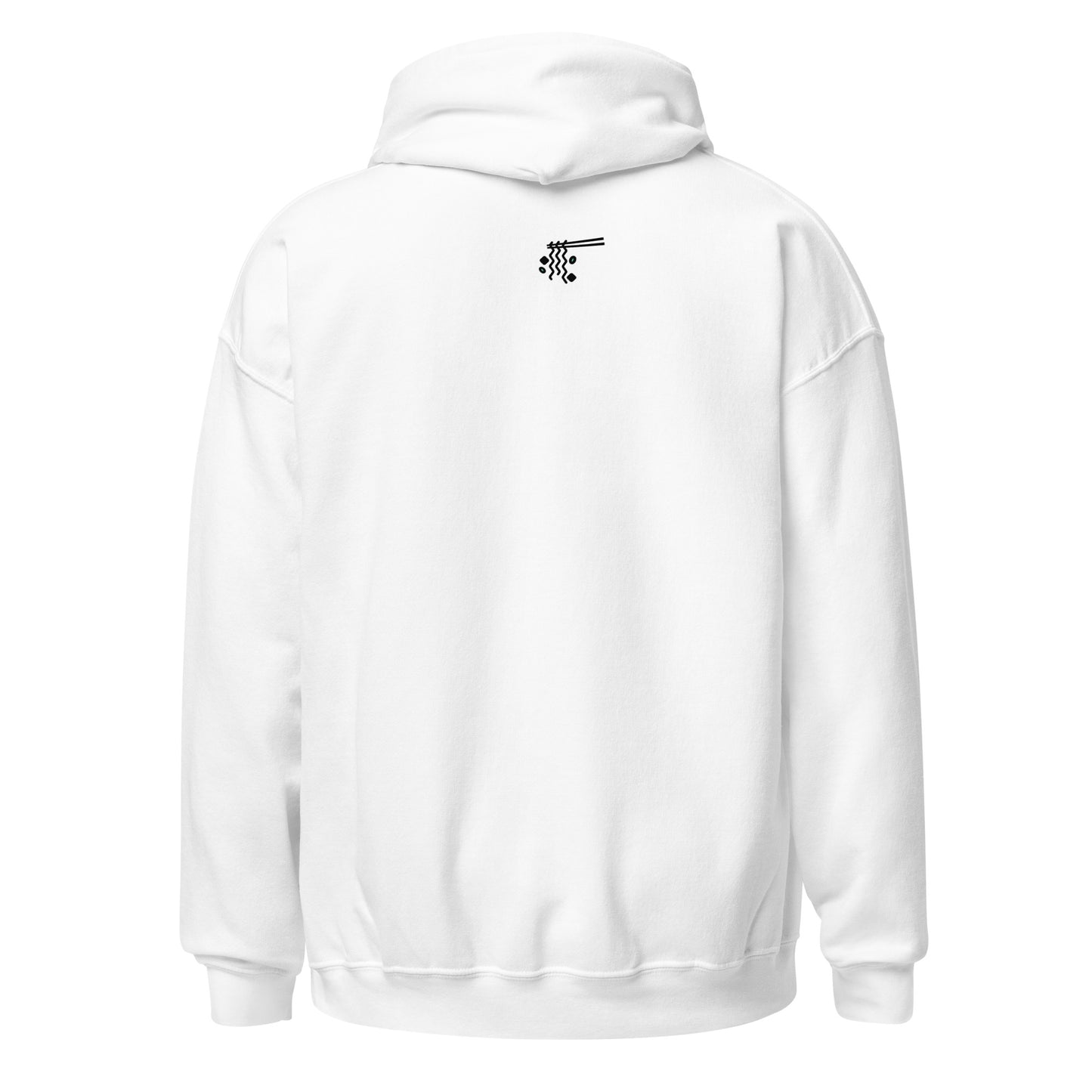 Ramen white unisex hoodie
